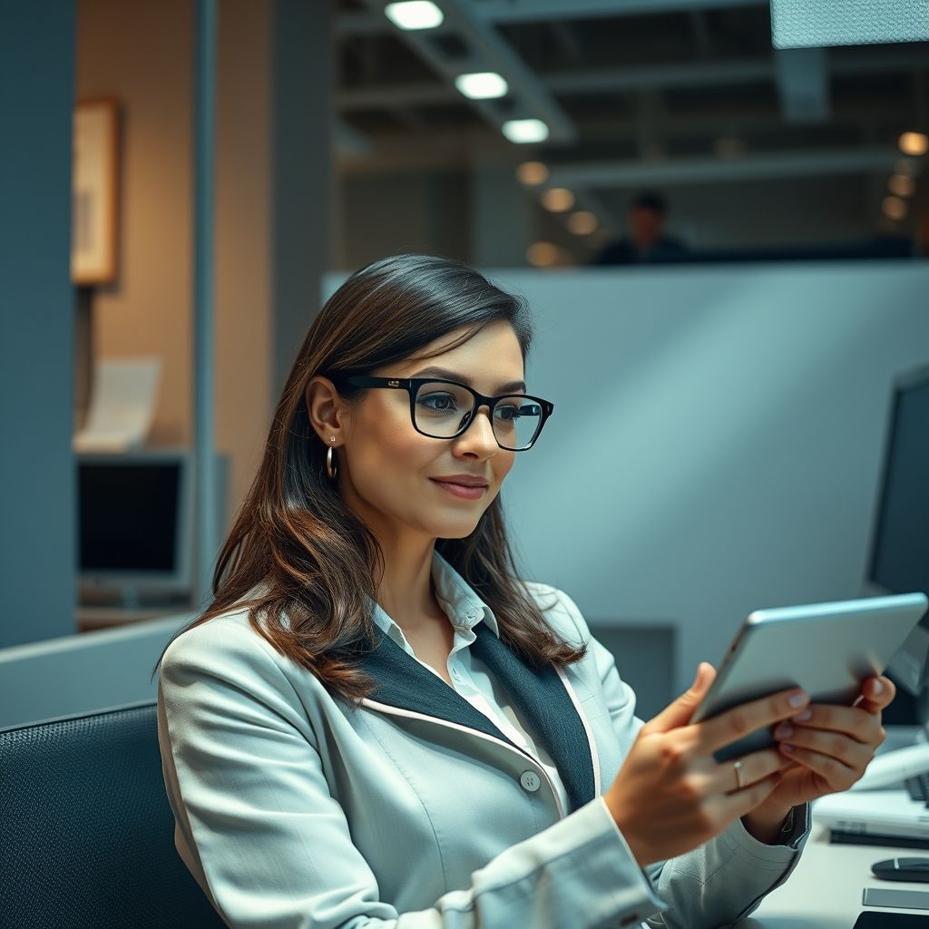 Une personne en tenue professionnelle nettoie avec soin une grande baie vitrée dans un bureau moderne, utilisant un équipement écologique. La lumière naturelle illumine la scène, mettant en valeur la propreté brillante et l’ambiance fraîche du lieu.